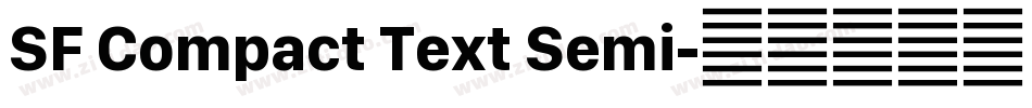 SF Compact Text Semi字体转换
